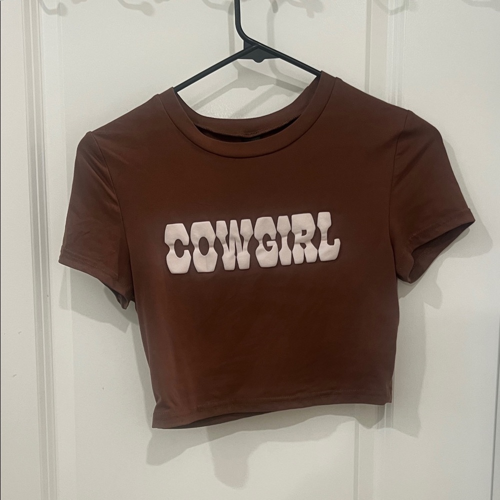 SHEIN Brown Casual Tee